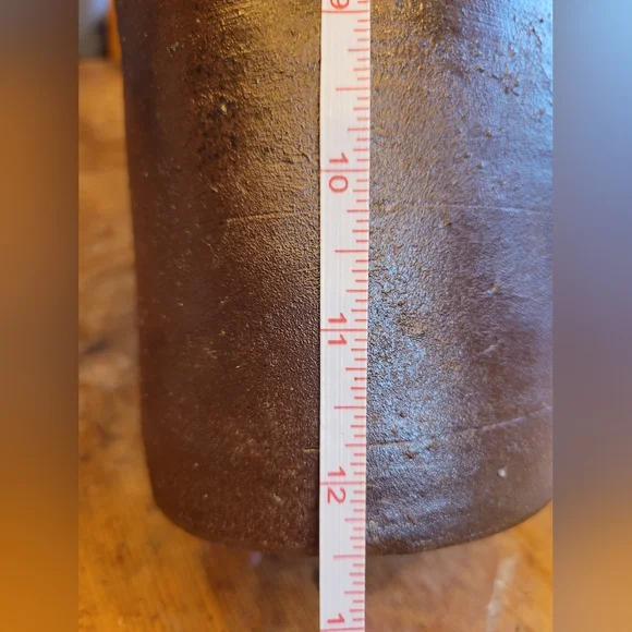 Traditional Japanese Bizen Ware Bizen-yaki Rustic Brutalist Pottery Vase